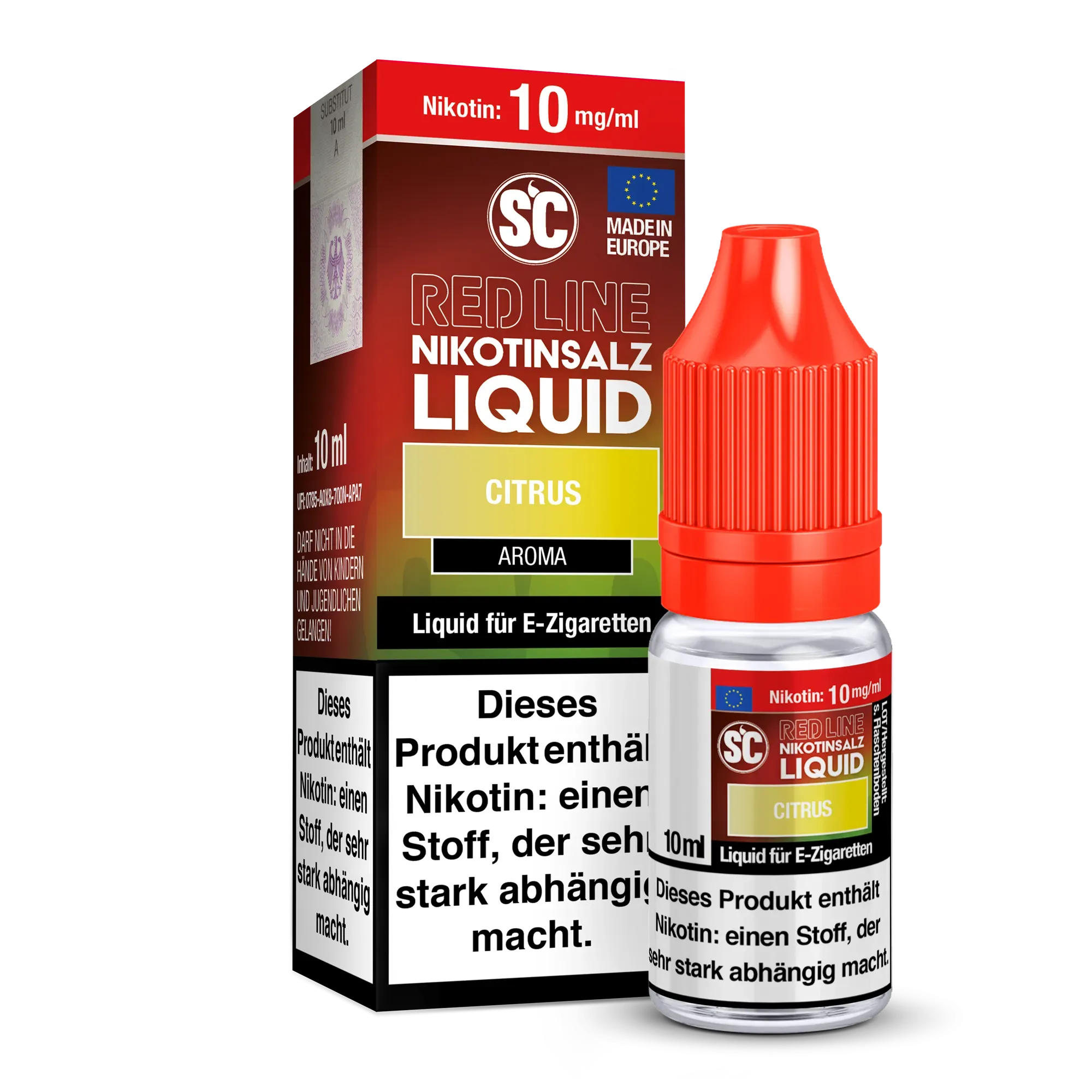 SC Redline 10ml Citrus 10 mg/ml