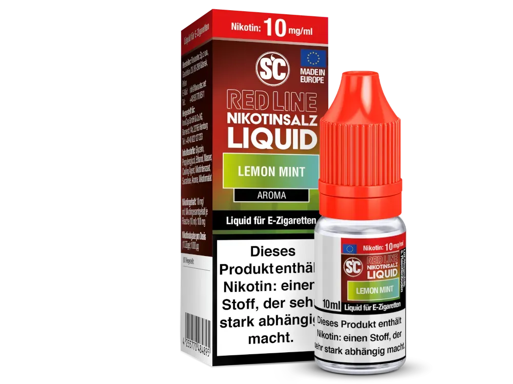 SC Redline 10ml Lemon Mint 10 mg/ml