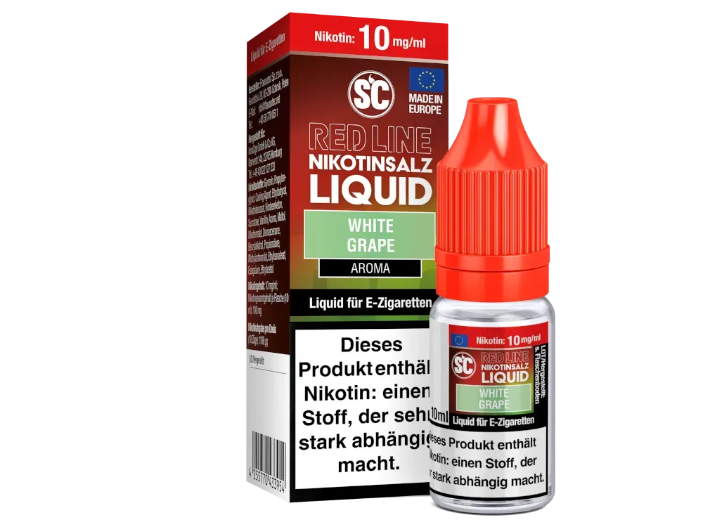 SC Redline 10ml White Grape 10 mg/ml