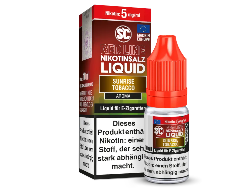 SC Redline 10ml Sunrise Tobacco 5 mg/ml