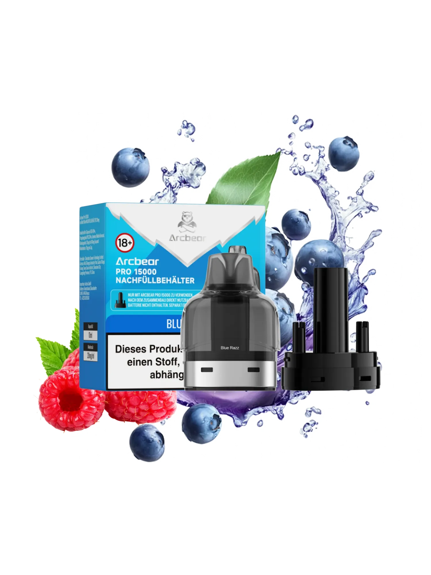 Arcbear 15000 Pods Blue Razz