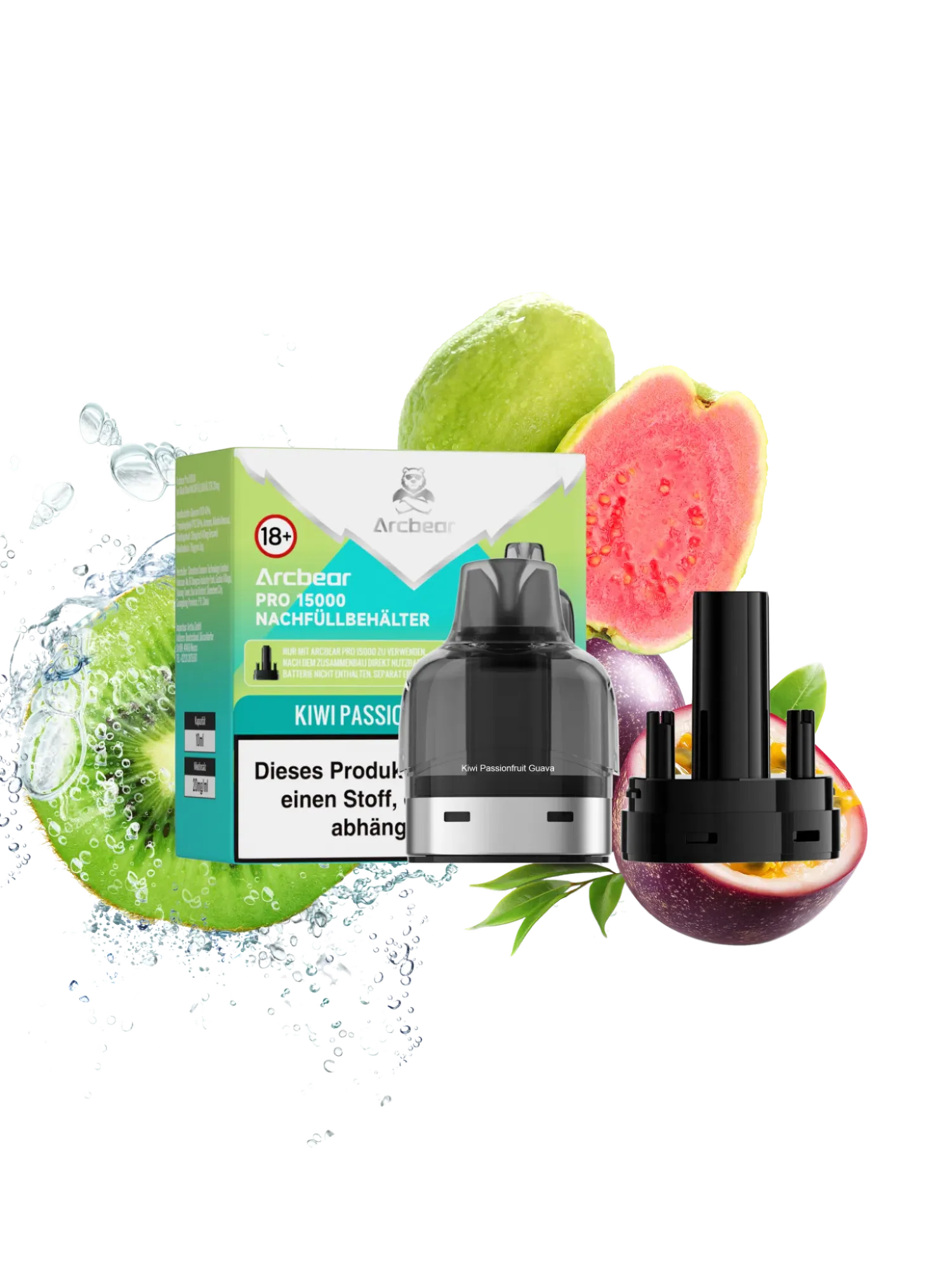 Arcbear 15000 Pods Kiwi Passionfruit Guava