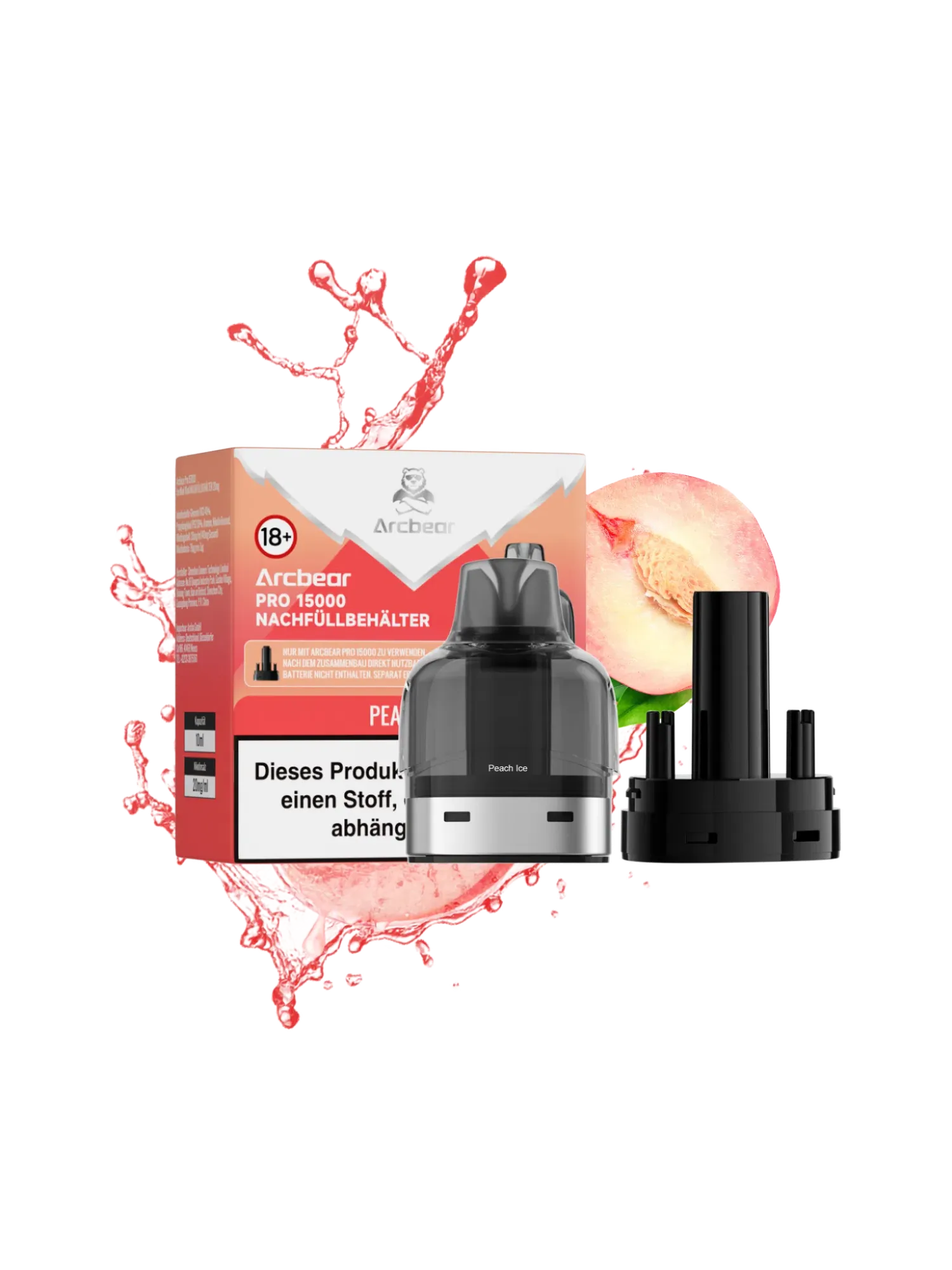 Arcbear 15000 Pods Peach Ice
