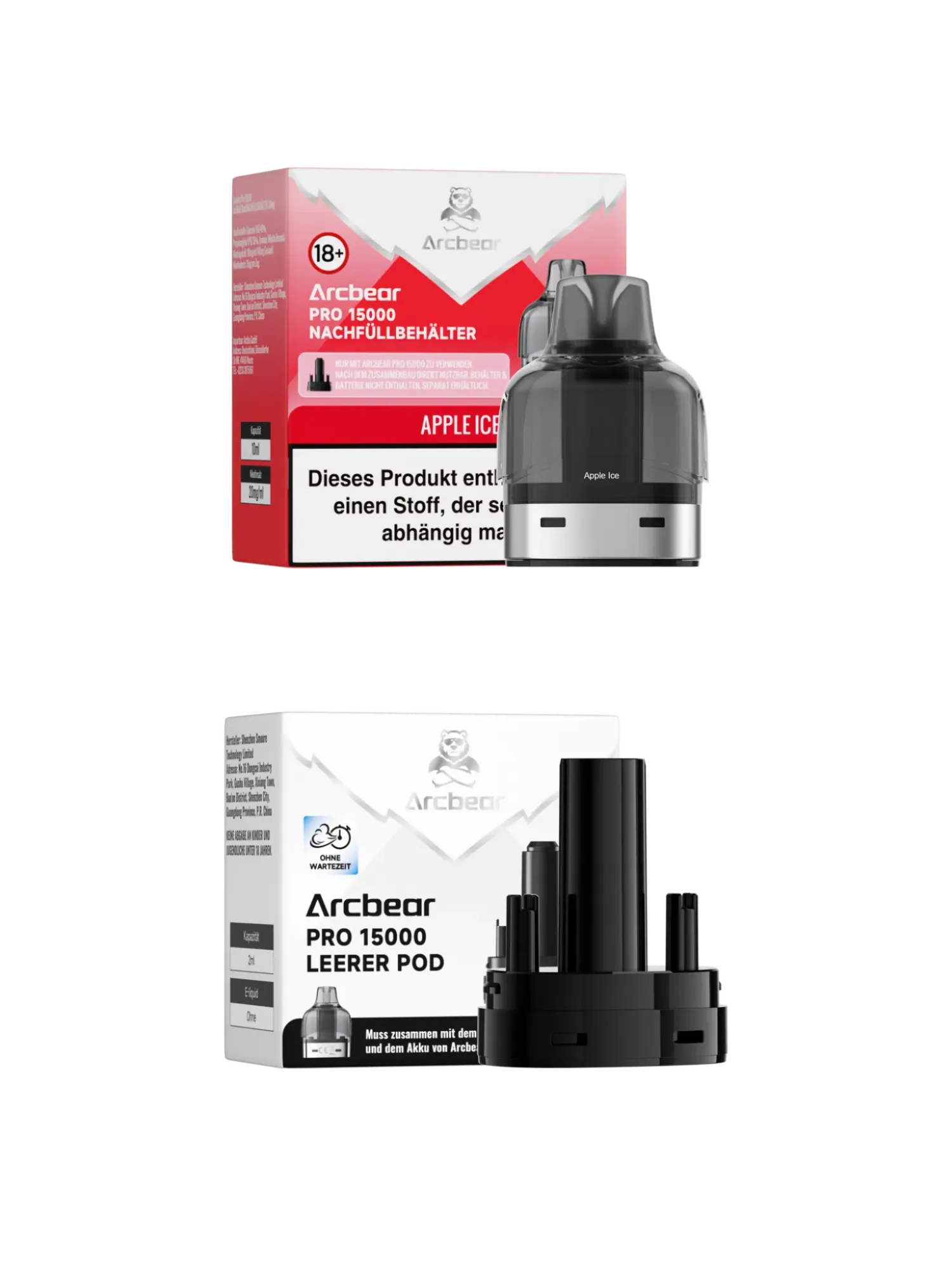 Arcbear 15000 Pods Apple Ice