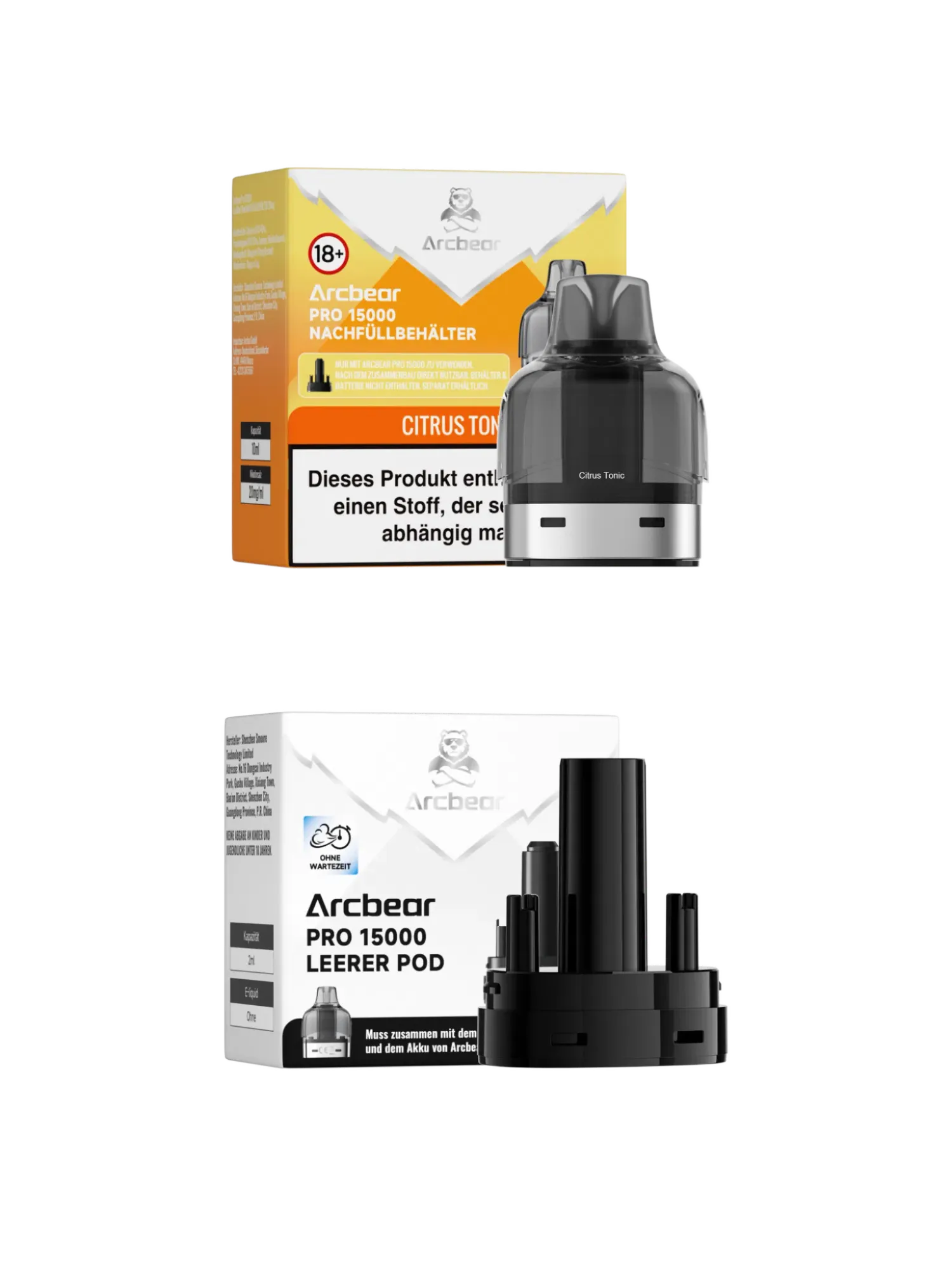 Arcbear 15000 Pods Citrus Tonic