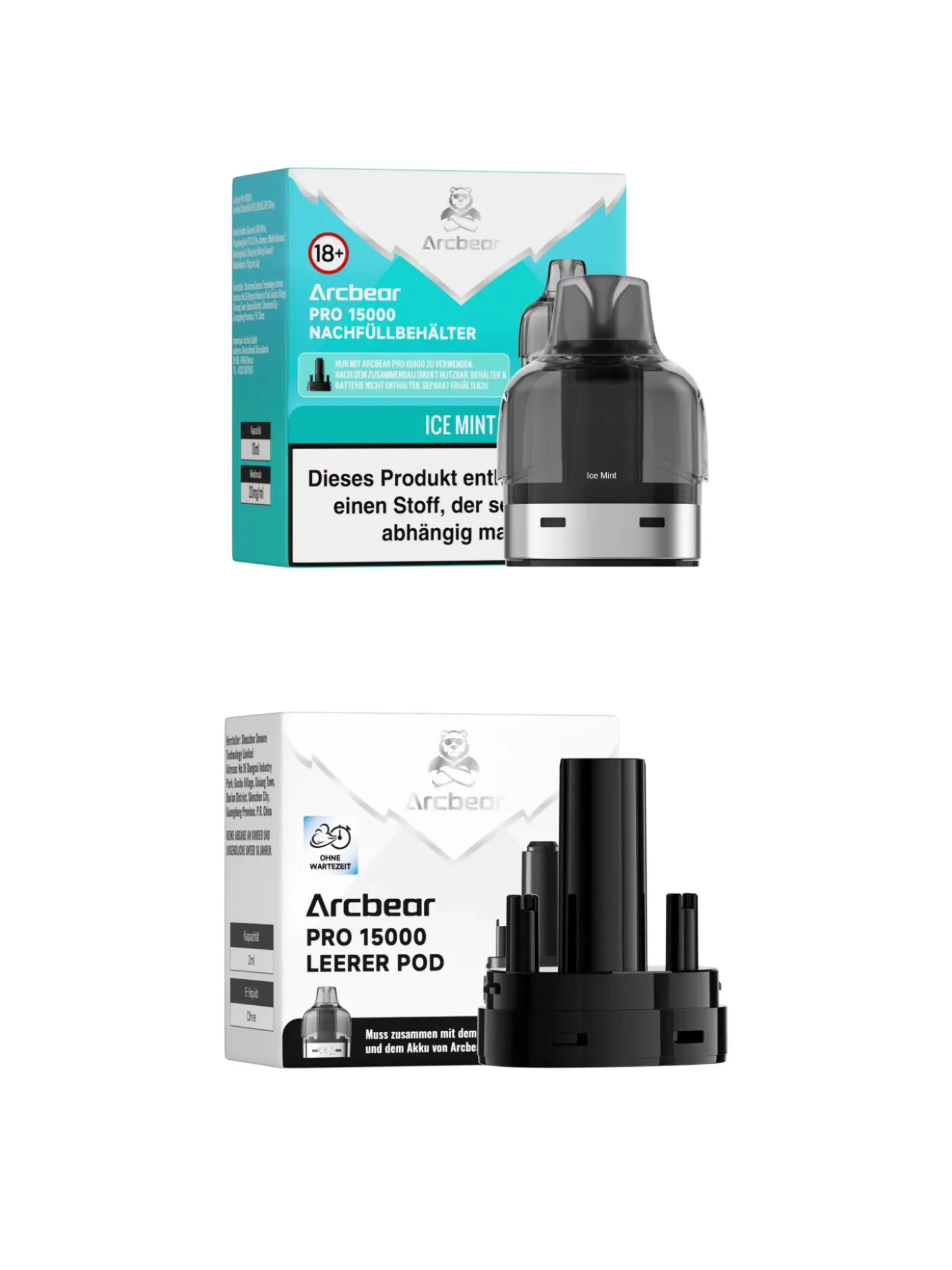 Arcbear 15000 Pods Ice Mint