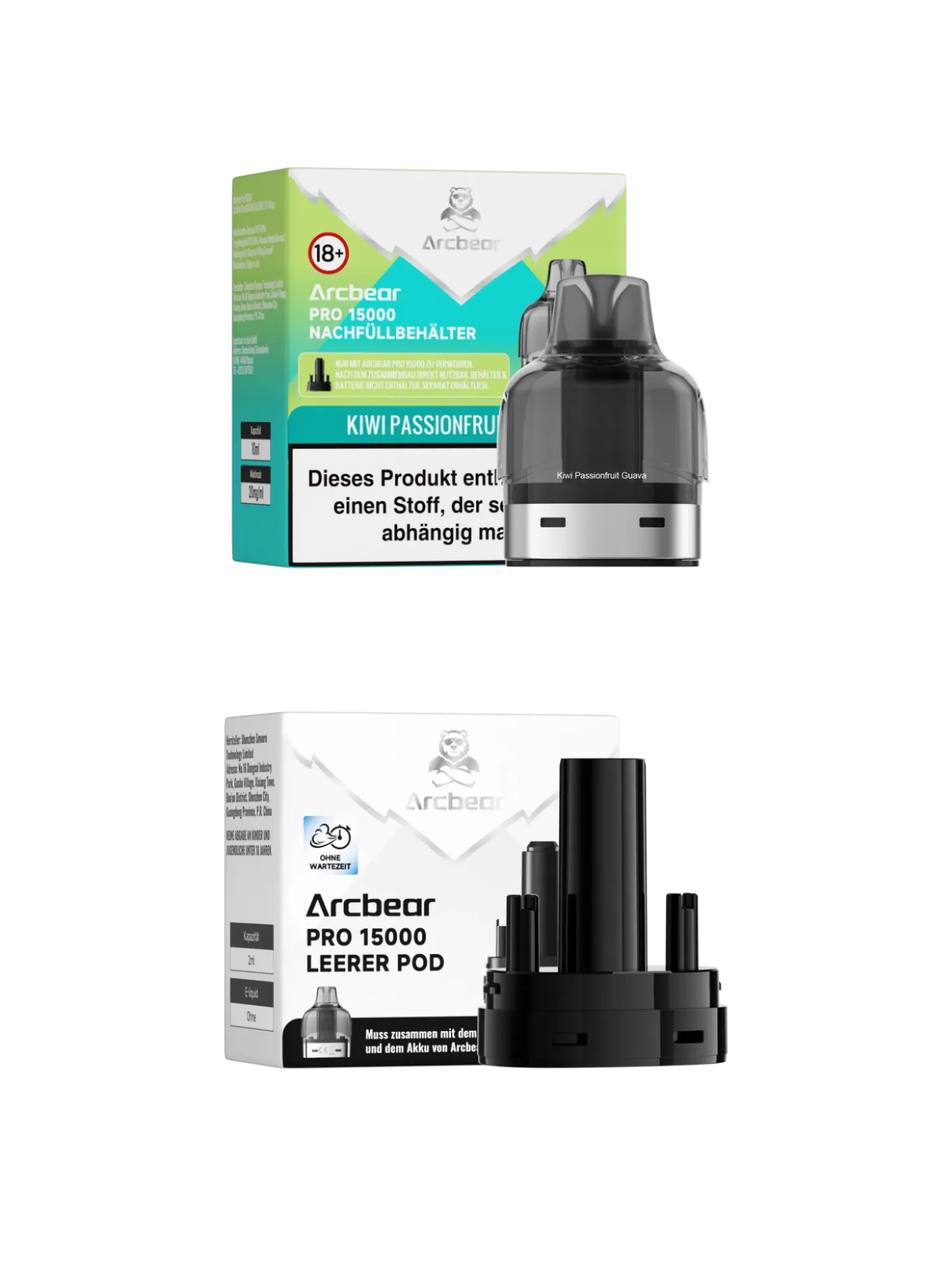 Arcbear 15000 Pods Kiwi Passionfruit Guava
