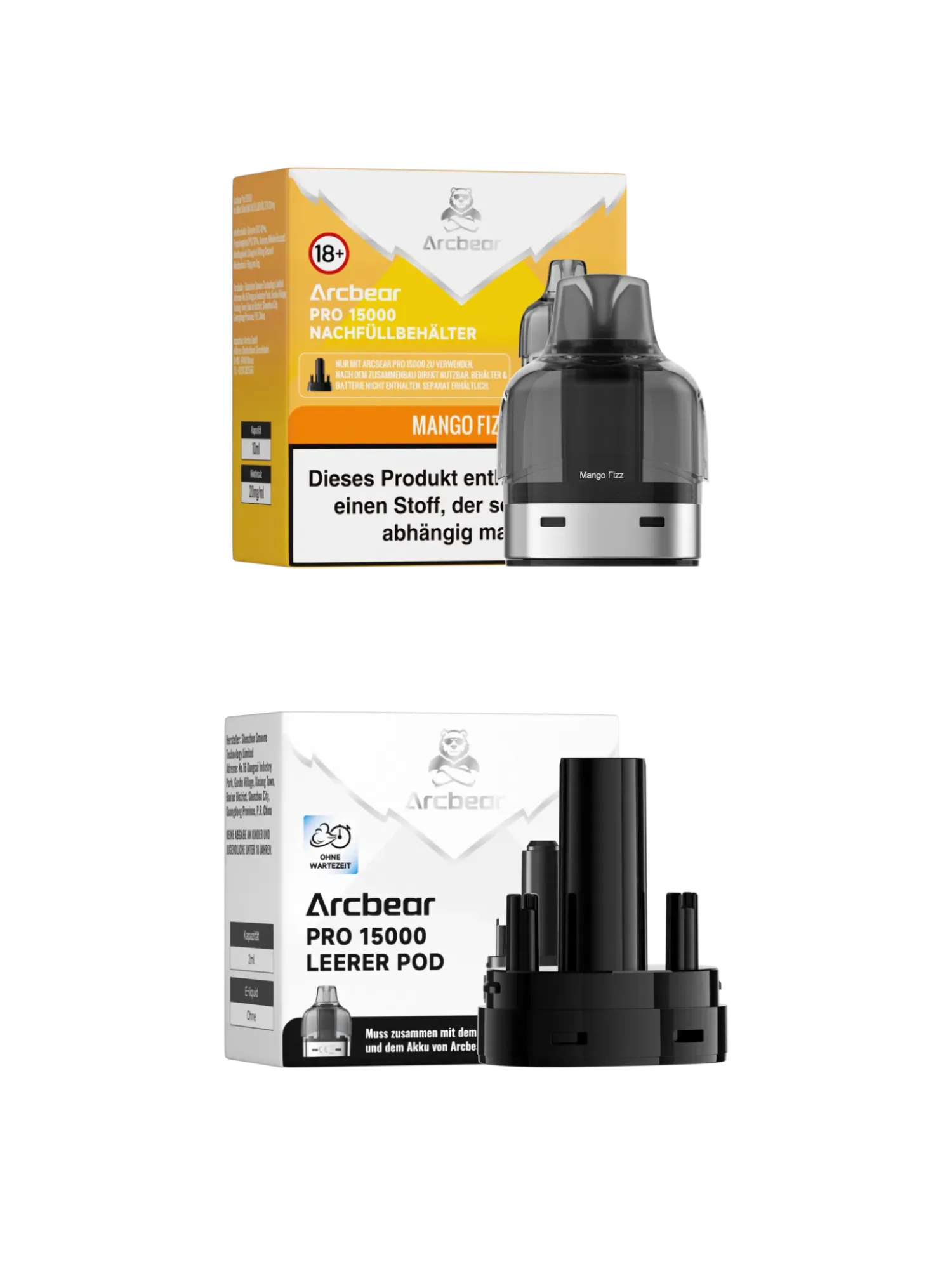 Arcbear 15000 Pods Mango Fizz