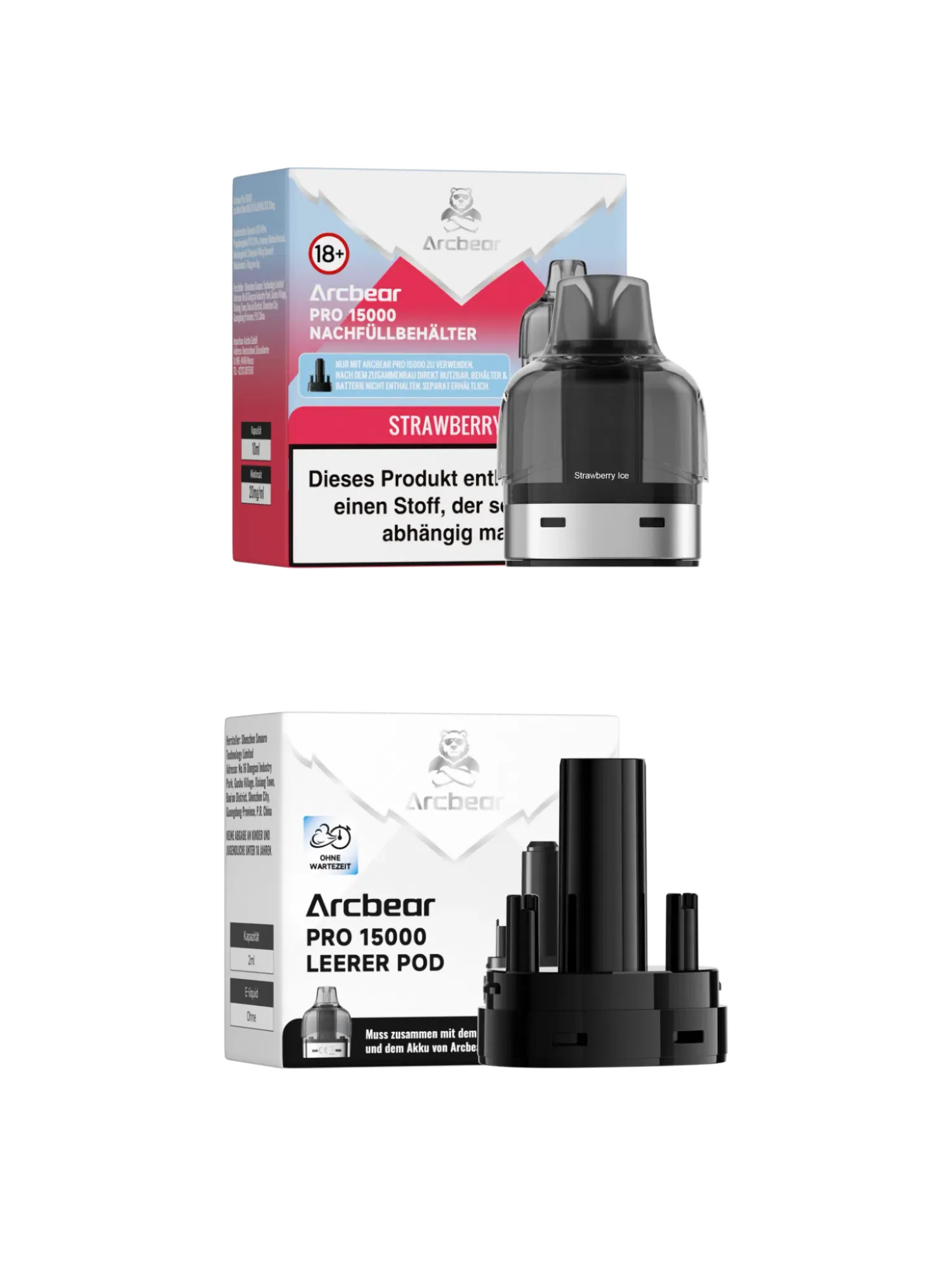 Arcbear 15000 Pods Strawberry Ice