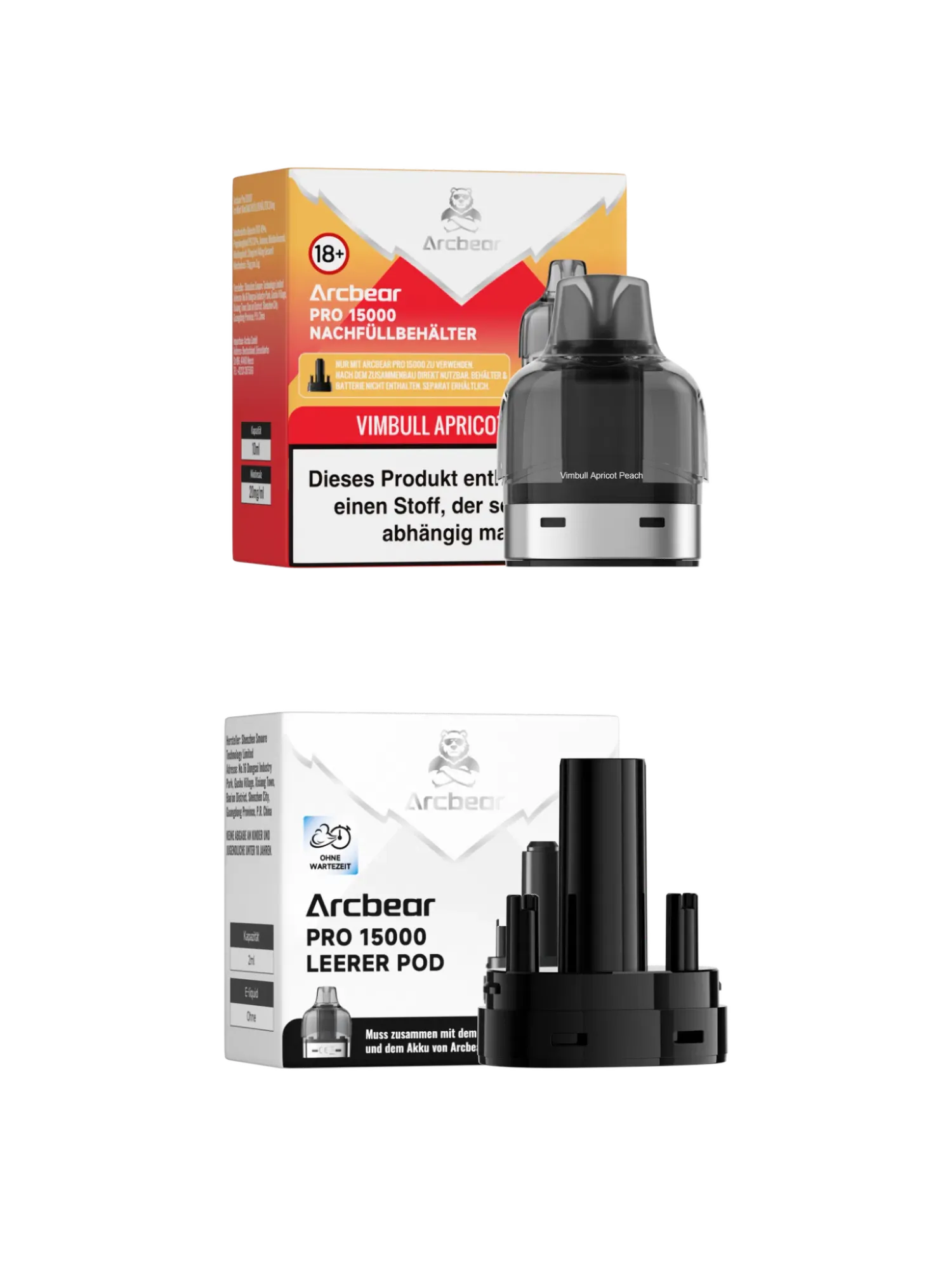 Arcbear 15000 Pods Vimbull Apricot Peach