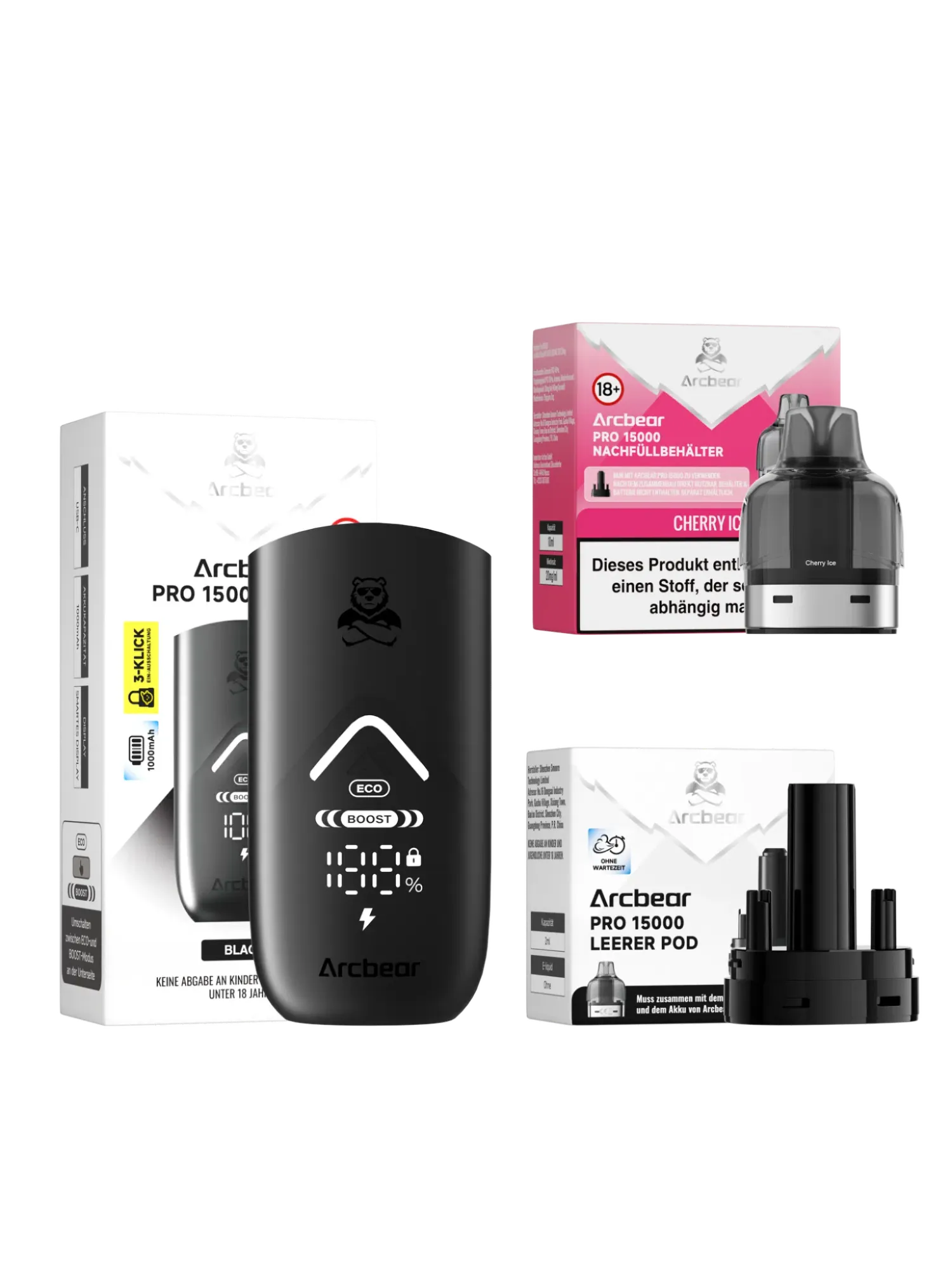 Arcbear 15000 Starter Kit Cherry Ice