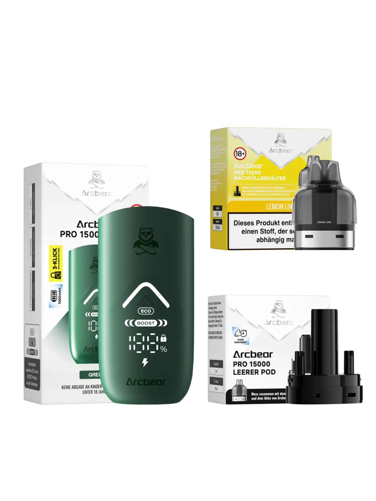 Arcbear 15000 Starter Kit Lemon Line
