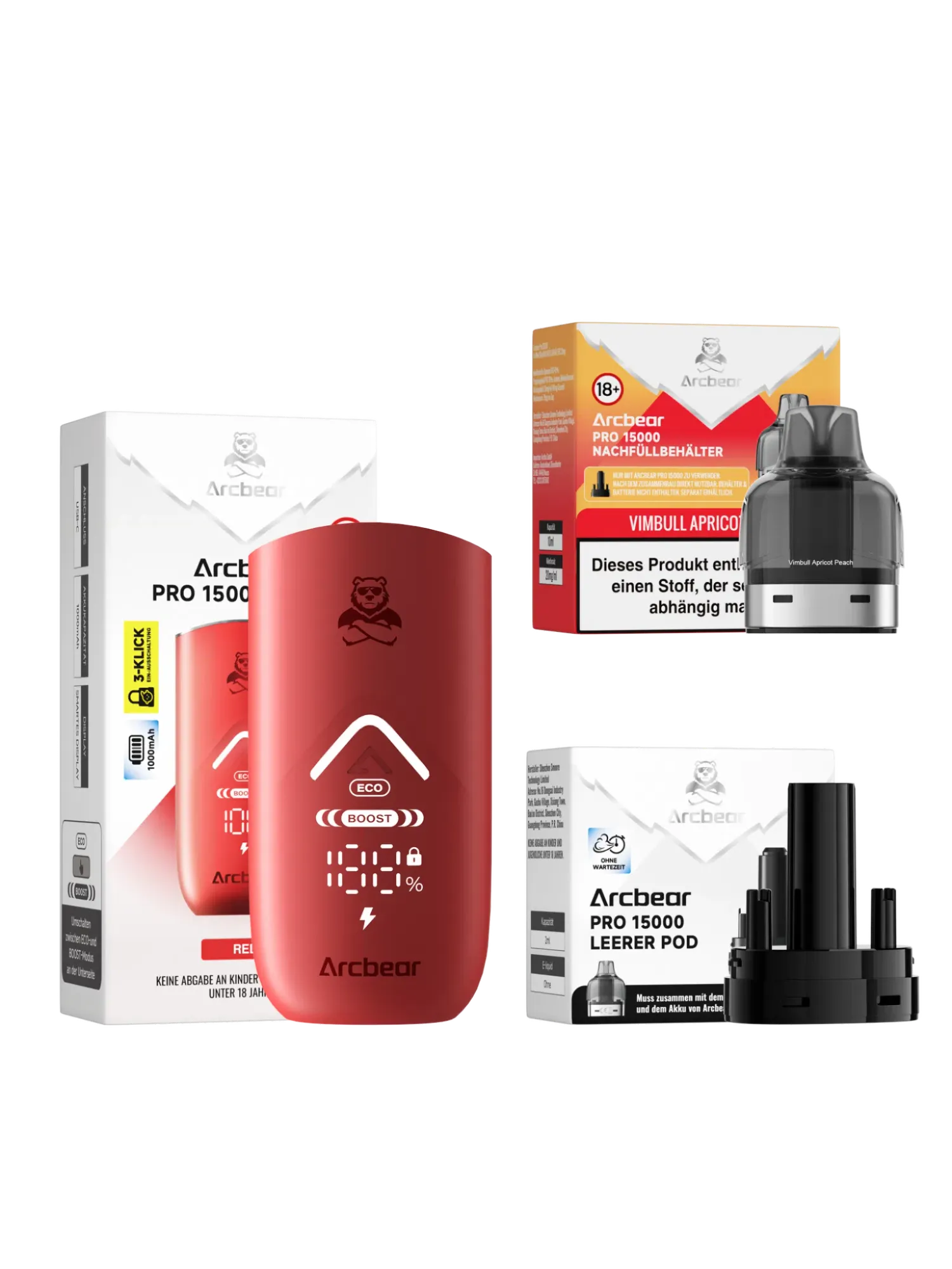 Arcbear 15000 Starter Kit Vimbull Apricot Peach