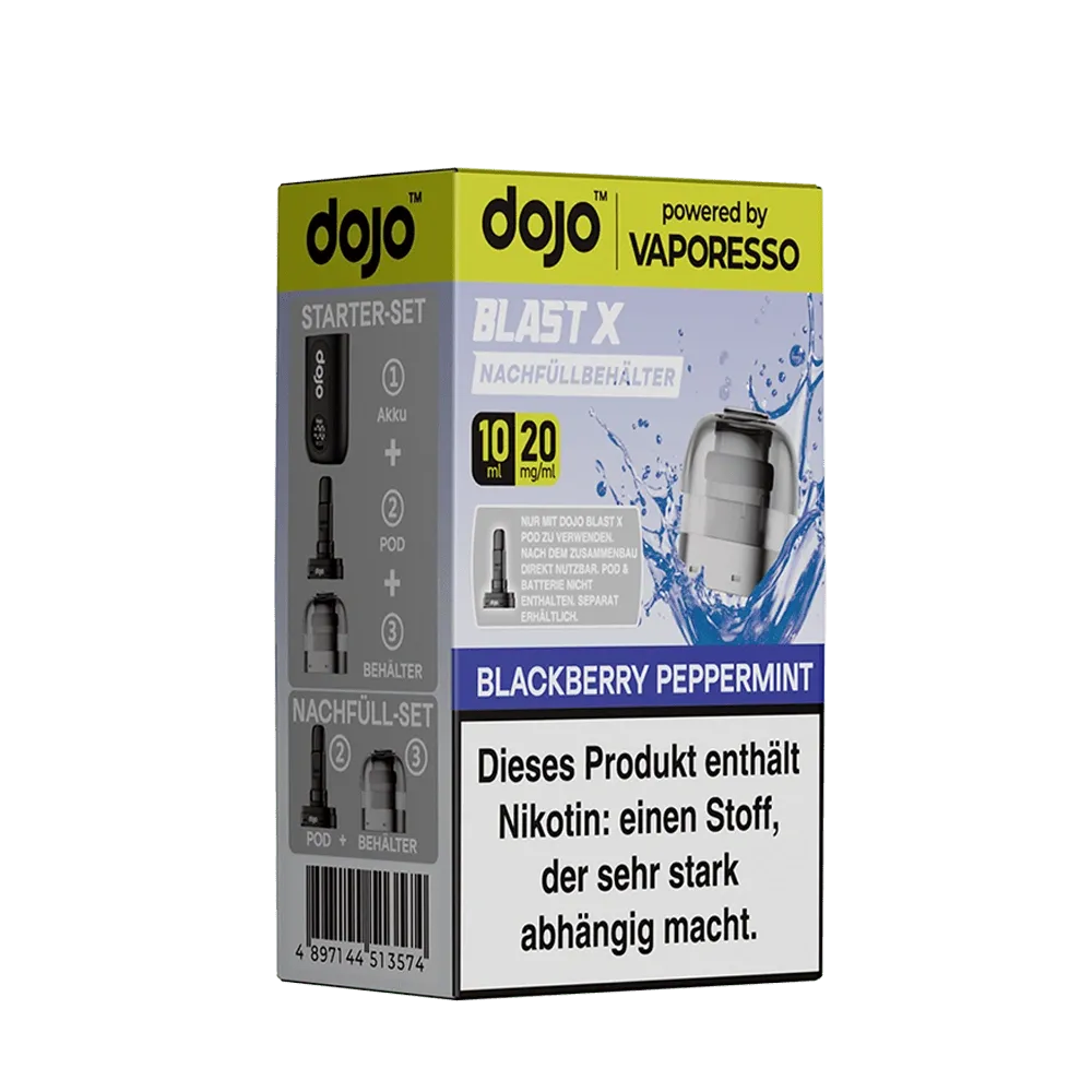 Dojo Blast X Pods Blackberry Peppermint