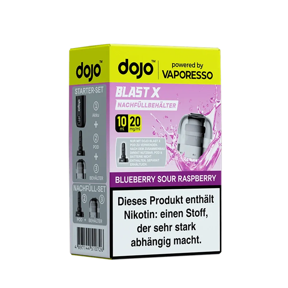 Dojo Blast X Pods Blueberry Sour Raspberry