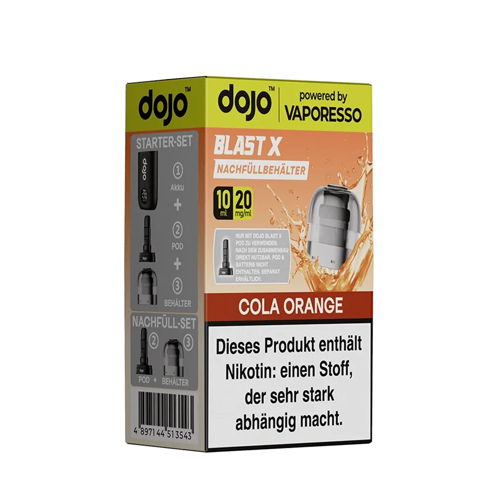 Dojo Blast X Pods Cola Orange