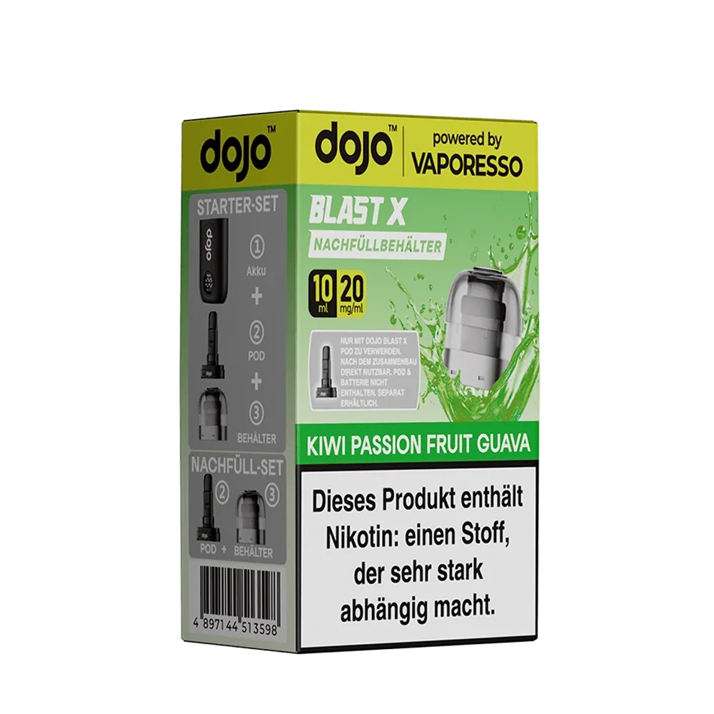 Dojo Blast X Pods Kiwi Passion Fruit Guava