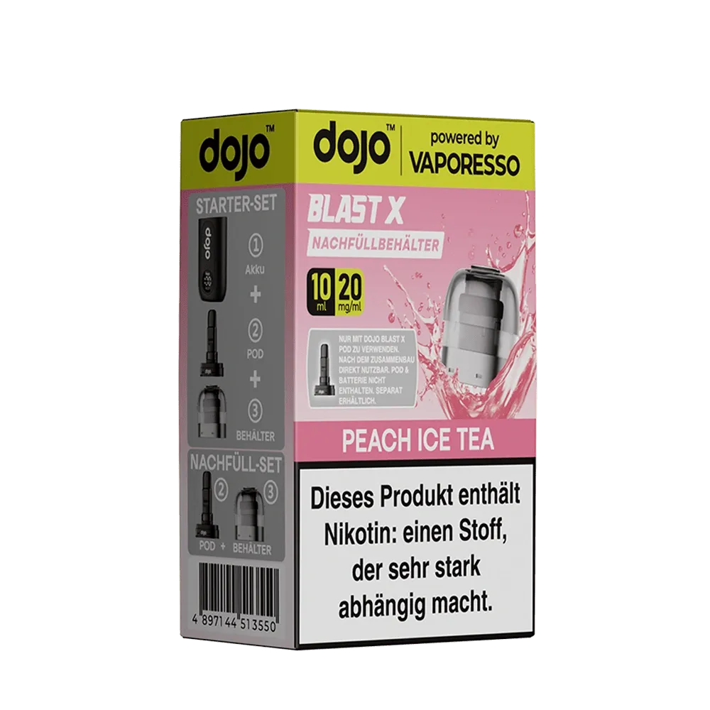 Dojo Blast X Pods Peach Ice Tea