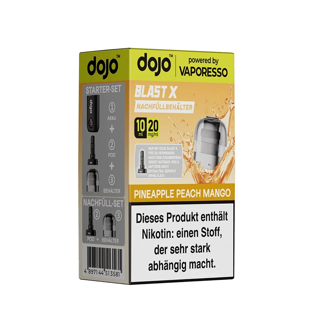 Dojo Blast X Pods Pineapple Peach Mango