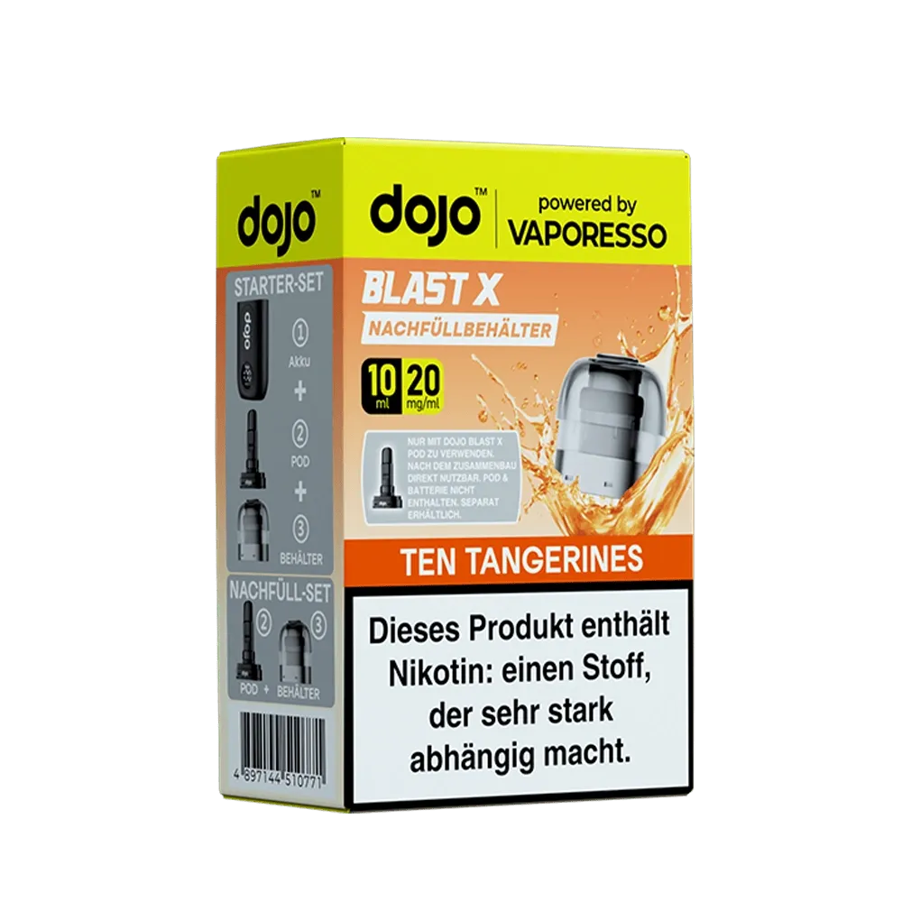Dojo Blast X Pods Ten Tangerines
