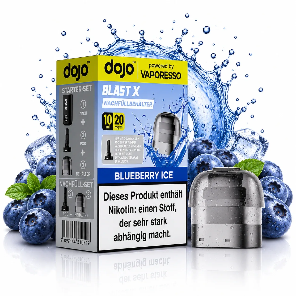 Dojo Blast X Pods Blueberry Ice
