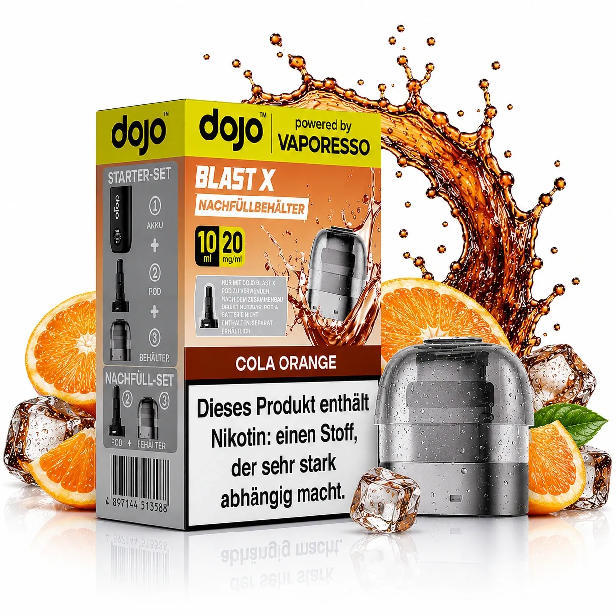 Dojo Blast X Pods Cola Orange