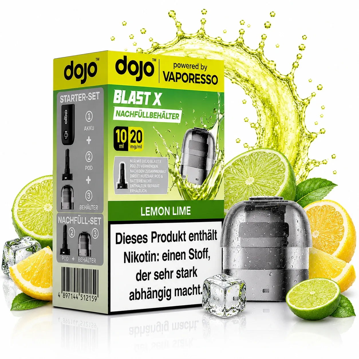Dojo Blast X Pods Lemon Lime