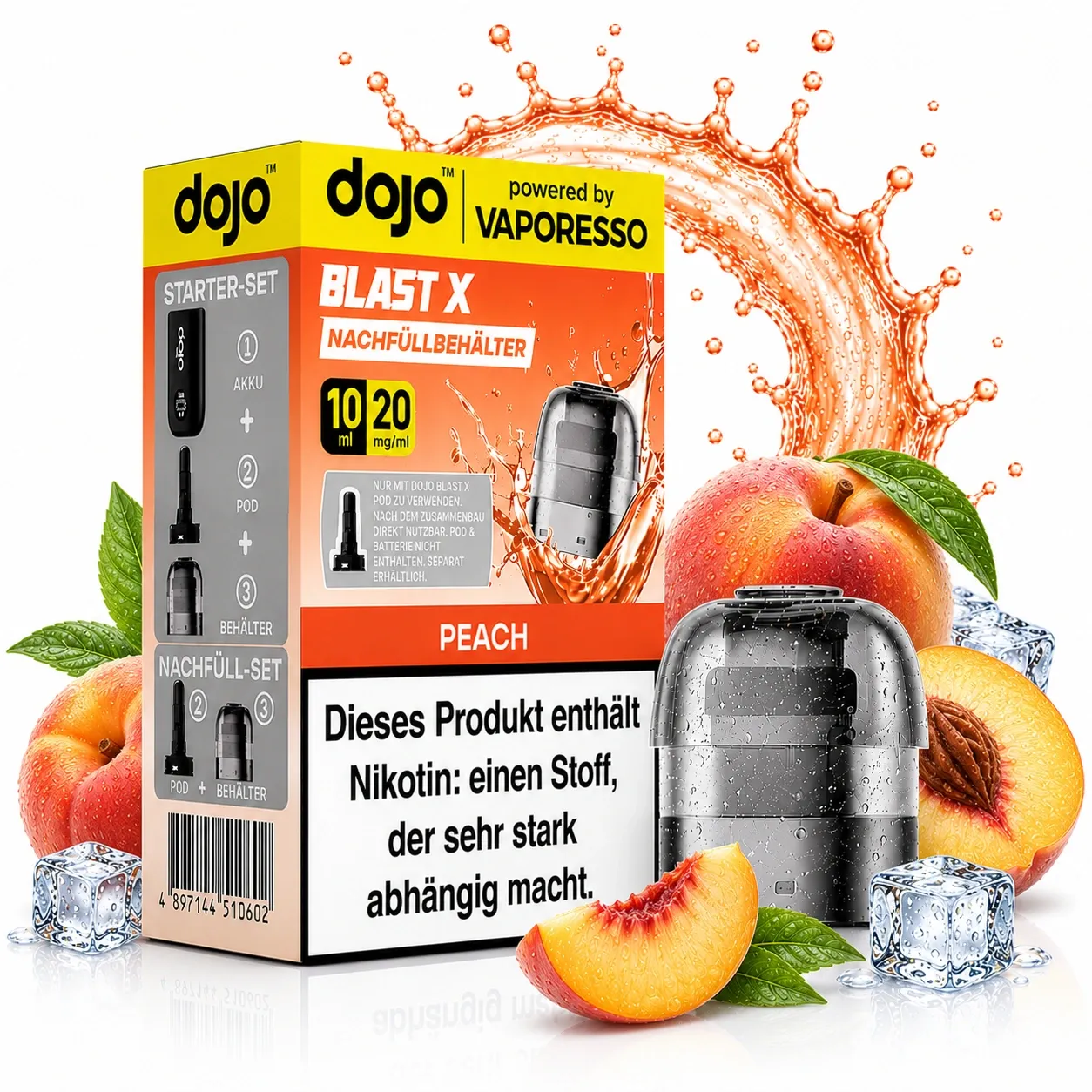 Dojo Blast X Pods Peach