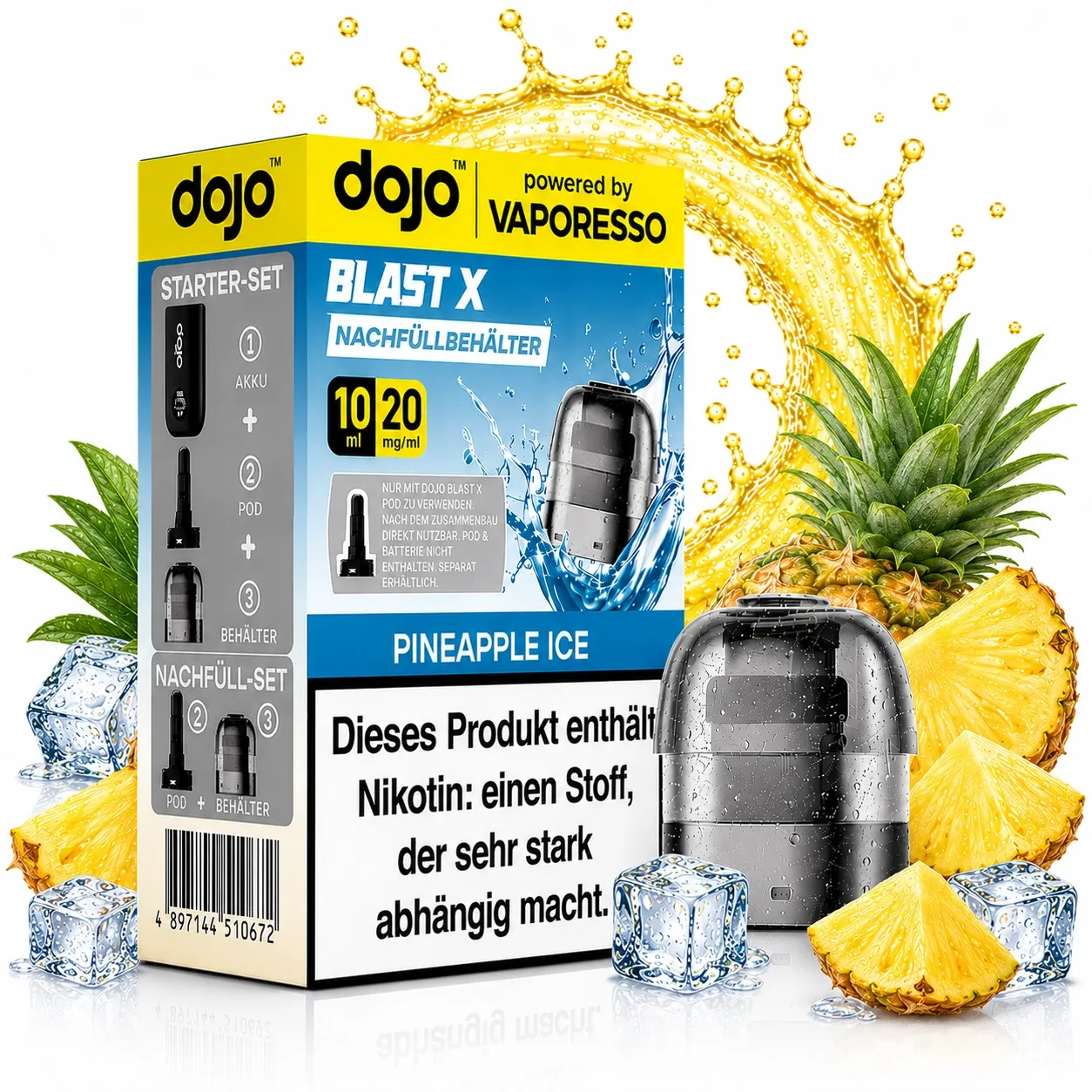 Dojo Blast X Pods Pineapple Ice