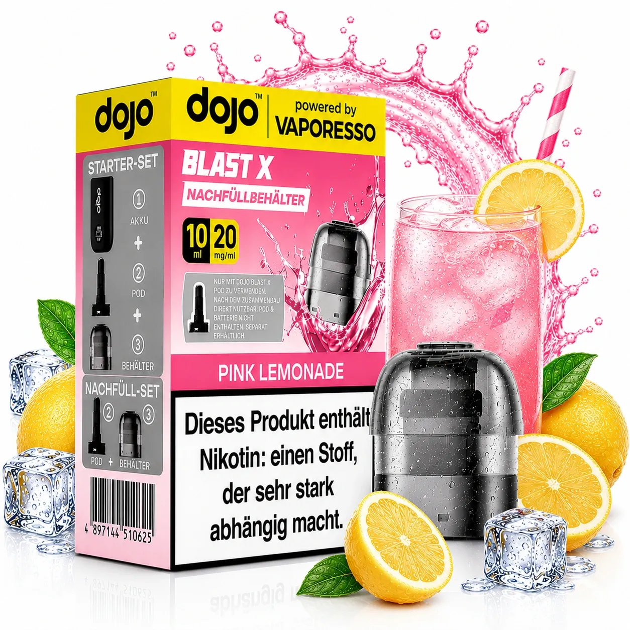 Dojo Blast X Pods Pink Lemonade