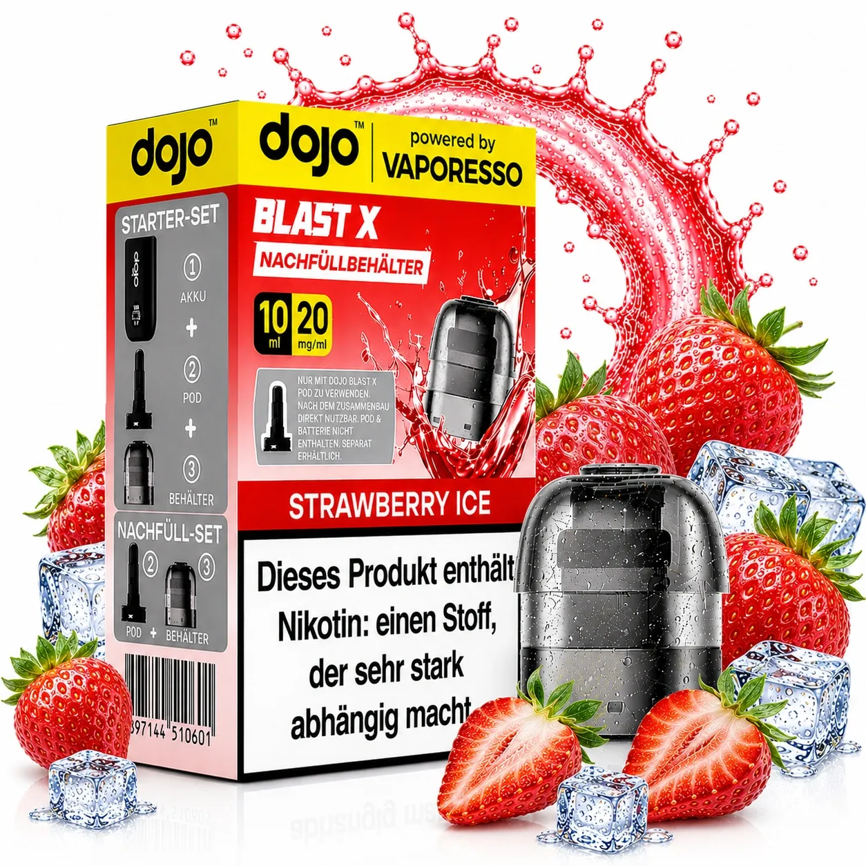 Dojo Blast X Pods Strawberry Ice