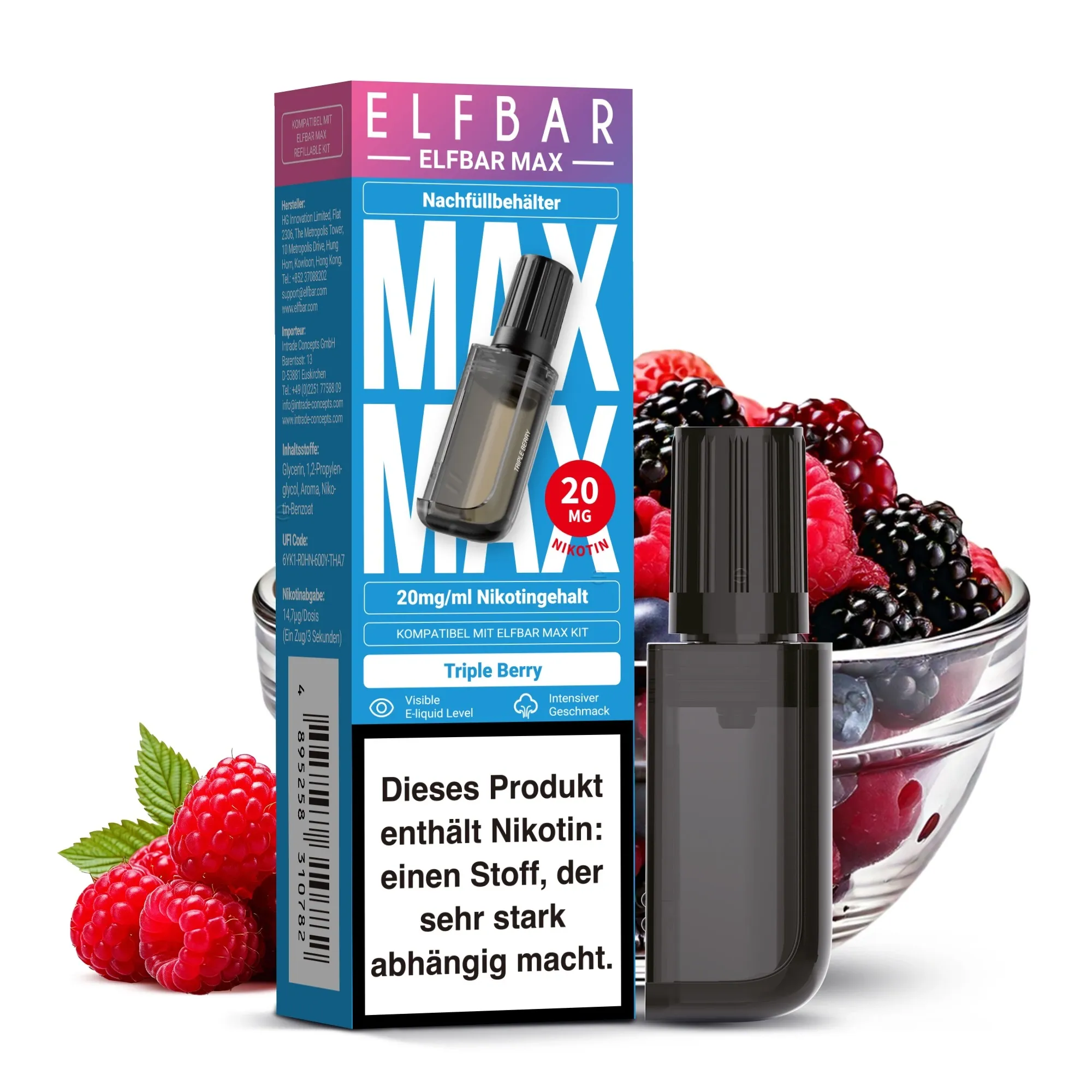 Elfbar Max Pods Triple Berry