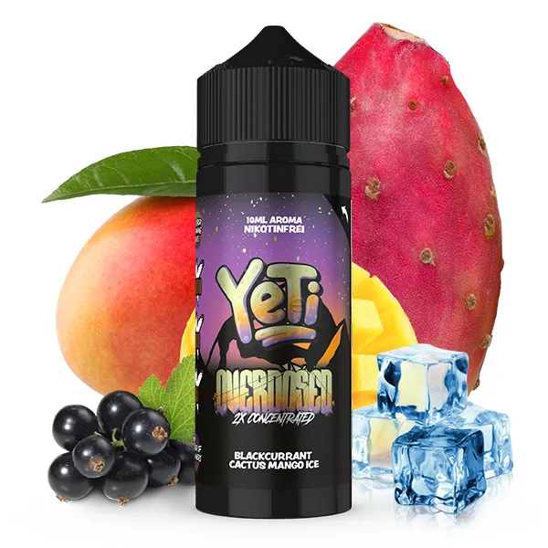 Yeti Longfill 10ml Blackcurrant Cactus Mango Ice