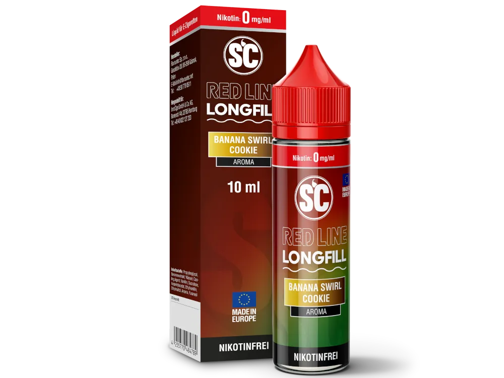 SC Redline Longfill 10ml Banana Swirl Cookie