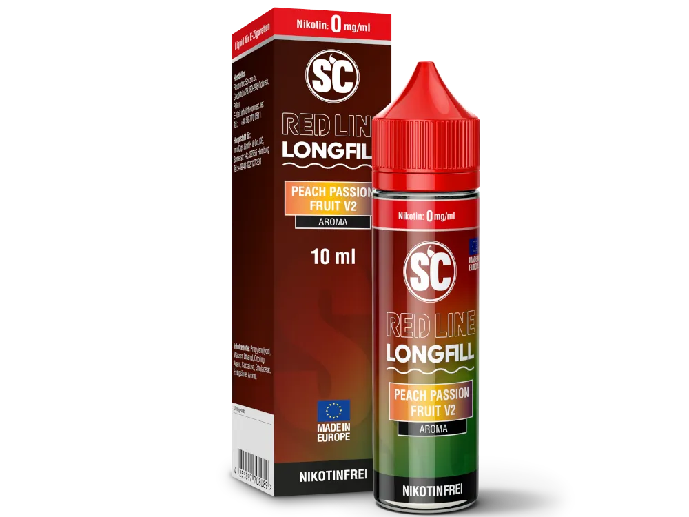 SC Redline Longfill 10ml Peach Passion Fruit V2